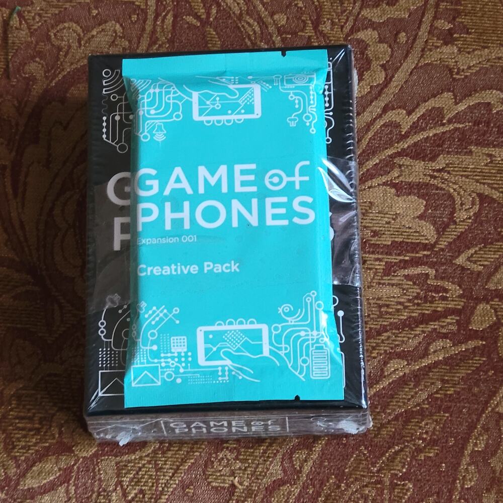 Games of phones card game. New, sealed. UPC 852468006380
